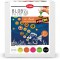 ViVA DECOR Set de peinture Blob Paint 'Poisson', 6 pièces