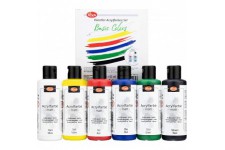 ViVA DECOR Set de peinture acrylique 'Basic Colors' 6 pièces