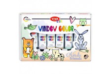 ViVA DECOR Kit Window Color Viva KIDS 'Nordic Friends'