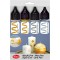 ViVA DECOR Candle Wachs Pen, 28 ml, set de 4, argent/or