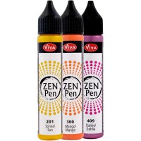 ViVA DECOR Stylo à perle Zen Pen 'Chaleur d'été', set de 3