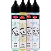 ViVA DECOR Stylo à perle Zen Pen 'Légèreté', set de 4