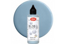 ViVA DECOR Peinture Blob Paint 90 ml, bleu nordique