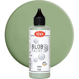 ViVA DECOR Peinture Blob Paint 90 ml, sauge