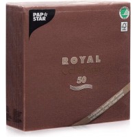PAPSTAR Serviette 'ROYAL Collection', brun