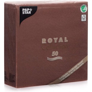 PAPSTAR Serviette 'ROYAL Collection', brun