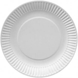 PAPSTAR Assiette en carton 'pure', rond, 190 mm, blanc