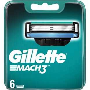 Gillette Lames de rechange Mach3, paquet de 6