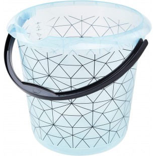 keeeper Seau déco ilvie 'polygon', rond, 10 litres