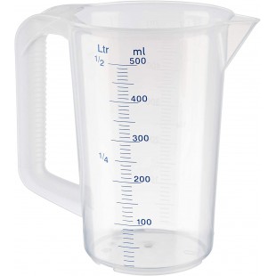 APS Pichet mesureur, 0,5 litre, transparent