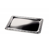 APS Plateau 'MIEUX SERVI', (L)420 x (P)310 mm, argent