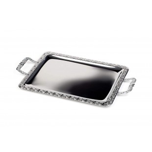 APS Plateau 'MIEUX SERVI', (L)750 x (P)445 mm, argent