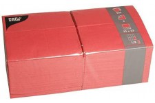 PAPSTAR Serviette bistrouge, 330 x 330 mm, 3 couches, rouge