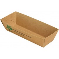 PAPSTAR Barquette pour snack 'pure', dimensions:160x110x40mm
