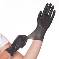 HYGOSTAR gants latex 'DIABLO', XL, noir