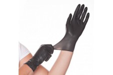 HYGOSTAR gants latex 'DIABLO', XL, noir