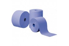 HYGOSTAR Rouleau papier nettoyant, 3 couches, bleu