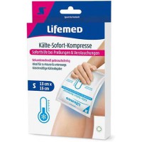 Lifemed Compresse de froid instantané, 150 x 130 mm, blanc