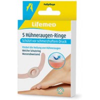 Lifemed Anneaux anti-cors, transparent, paquet de 5