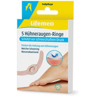 Lifemed Anneaux anti-cors, transparent, paquet de 5
