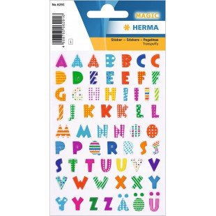 HERMA stickers alphabet MAGIC, A-Z, gravé Stone