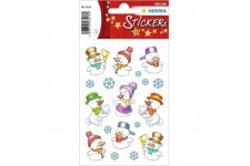 HERMA Stickers de Noël DECOR 'Bonhommes de neige'