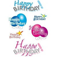 HERMA Sticker DECOR 'Happy Birthday'