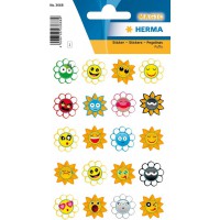 HERMA Sticker MAGIC 'Crazy Suns', Puffy