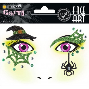 HERMA Face Art Sticker visage 'Sorcière'