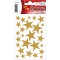 HERMA Autocollants de Noel MAGIC 'étoiles or', pailletté