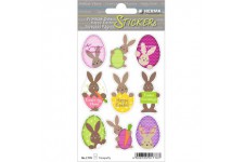 HERMA Stickers de Pâques MAGIC TREND 'Lapins de Pâques'