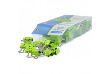 RAPESCO Pince double clip, (L)19 mm, vert, Smiley, 80 pcs.