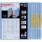 PLUS JAPAN Classeur d'archives ZEROMAMAX, A4 large, bleu