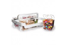 deflecto Système de rangement Caddy Organizer, blanc