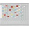 FRANKEN Tableau planning à fiches T, (L)1.008 x (H)783 mm