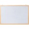 FRANKEN Tableau mural blanc avec cadre en bois, 800 x 600 mm