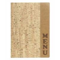 Securit Protège-menus DESIGN CORK, A4, beige