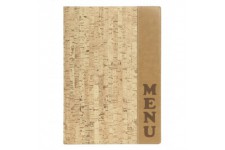 Securit Protège-menus DESIGN CORK, A4, beige
