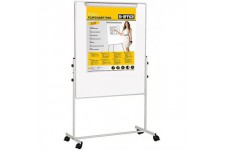 Bi-Office Tableau mixte mobile Duo, tableau blanc / feutre