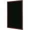 Bi-Office Tableau noir, cadre aspect cerisier, 900 x 600 mm