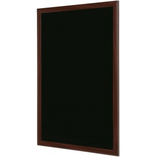 Bi-Office Tableau noir, cadre aspect cerisier, 900 x 600 mm