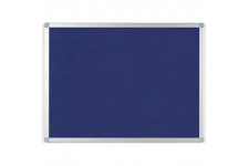 Bi-Office Tableau en feutre AYDA, 600 x 450 mm, bleu