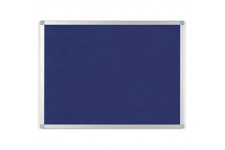 Bi-Office Tableau en feutre AYDA, 900 x 600 mm, bleu