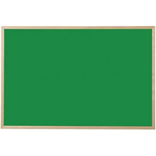 Bi-Office Tableau noir, bois naturel, 600 x 400 mm, vert