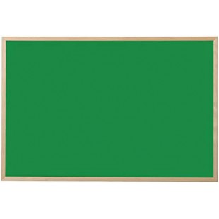 Bi-Office Tableau noir, bois naturel, 900 x 600 mm, vert