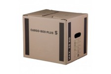 Lot de 10 : smartboxpro Carton de déménagement 'CARGO-BOX-PLUS S',marron