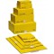 Lot de 20 : smartboxpro Carton d'expédition MAIL BOX, taille: M, jaune