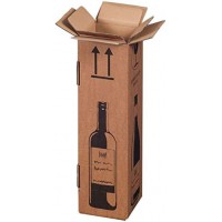 Lot de 20 : smartboxpro Carton d'expédition pour 1 bouteille