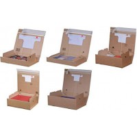 Lot de 50 : smartboxpro Carton d'expédition PACK BOX, format A+, marron