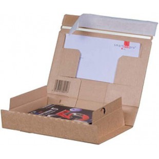 Lot de 20 : smartboxpro Carton d'expédition PACK BOX, format A4+, marron